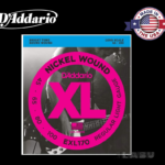 D'Addario EXL170 Nickel Wound Bass Guitar Strings, Light, 45-100, Long Scale