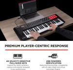 M-Audio Oxygen 49 (MKV)b 49 Key USB MIDI Keyboard Controller With Beat Pads, Smart Chord & Scale Modes, - Image 2