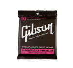 Gibson Accessories SAG-BRS10 Masterbuilt Premium - 80/20 Bronze Super Ultra Light Acoustic Guitar Strings