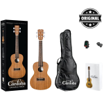 ট্র্যাভেল ব্যাগ, টিউনার, পিকস এবং লার্নিং মেটারিয়াল সহ কর্ডোবা up100 উকুলেলে প্যাক - guiter