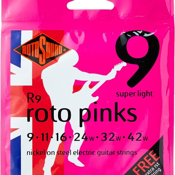 Rotosound R9 Roto Pinks Super Light Electric Guitar String (9-42)