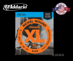 D'Addario EJ22 Jazz Medium Nickel Wound Electric Guitar Strings 13-56 Bright Tone Round Wound