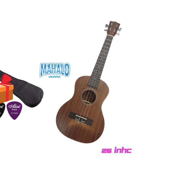 Mahalo 26 Inch Tenor Ukulele Natural Brown