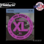 D'Addario EPS520 ProSteels Electric Guitar Strings, Super Light, 9-42