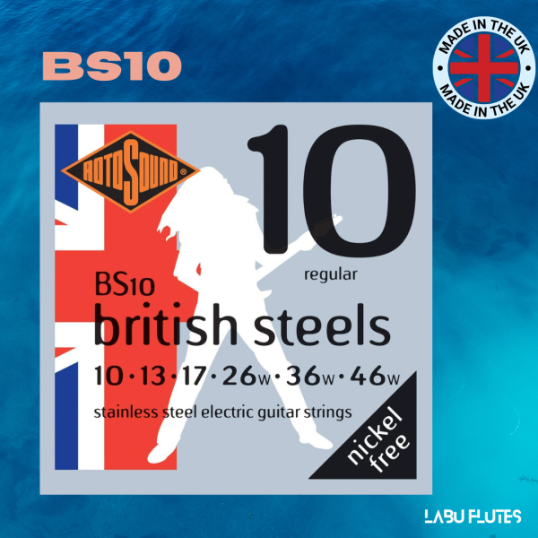 Rotosound BS10 British Steel Electric Guitar Strings (10-46)