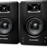 M-Audio BX4 4.5" Studio Monitors, HD PC Speakers for Recording and Multimedia with Music Production Software, 120W, Pair