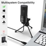 FIFINE K669B Metal Condenser Recording Microphone Cardioid Studio Recording Vocals, Voice Overs, Streaming Broadcast and YouTube Videos-K669B - Image 2