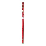 Bamboo Royal Designed Red Flute - RED