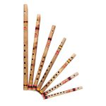 Whistle Bamboo Flute Set  6pcs