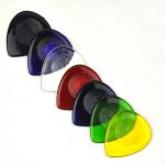 Alice Durable Clear Large Size Bass Rock Heavy Metal Bass Guitar Picks 1.0/2.0/3.0 mm (6pcs) - Image 2