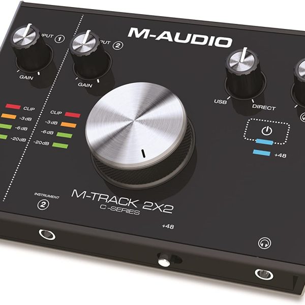 M Audio M Track 2X2  2 In / 2 Out 24/192 USB Audio Interface