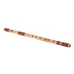 Combo of Bamboo Flute and Flute Bag - Natural Bamboo - Image 2