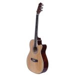 2020c Acoustic Guitar - Natural Wooden - Image 2