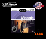 D'Addario EXP13 Coated 80/20 Bronze Acoustic Guitar Strings - .011-.052 Custom Light