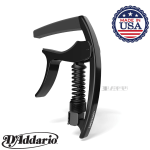 Daddario TRI-ACTION CAPO Adjustable Tension, Black PW-CP-09 For 6-String Electric and Acoustic Guitars