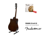 Fender CD-60CE Dreadnought Electro-Acoustic with Cutaway Natural - Image 2
