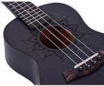 Kaysen Ukulele With bag,picks,strings & belt black tennor size - U1 26 - Image 2