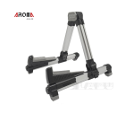 AROMA AGS-08 Folding Adjustable Universal String Instrument Guitar Stand for Acoustic Guitar, Classical, Electric, Violin, Ukulele- Aluminum Alloy A-Frame