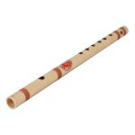 Combo of Bamboo F Natural Medium Flute for Beginner and Flute Bag - Natural - Image 3