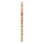 Combo of Bamboo Traditional C Sharp Key Whistle Flute and Flute Bag - Natural - Image 2