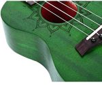 Kaysen Ukulele With bag,picks,strings & belt green tennor size- U1 26 - Image 3