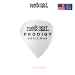 Ernie Ball Prodigy Guitar Picks, Mini, White 2.0mm Made in USA