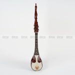 Custom Guitar Style  Dotara Deluxe Bass  Carved Wood Instrument, 4 String Guitar, Bangladeshi Musical Instrument with electric output