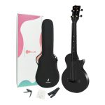 Enya Concert Nova U Carbon Fiber Travel Ukulele- BLACK