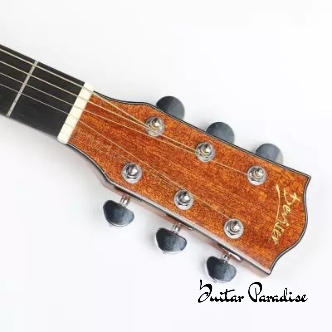 3 Deviser L-720A 40″ Grand Auditorium High-Gloss Acoustic Guitar - Image 2