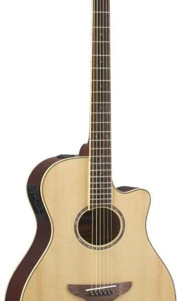 Yamaha APX600 NA Thin Body Acoustic-Electric Guitar, Natural