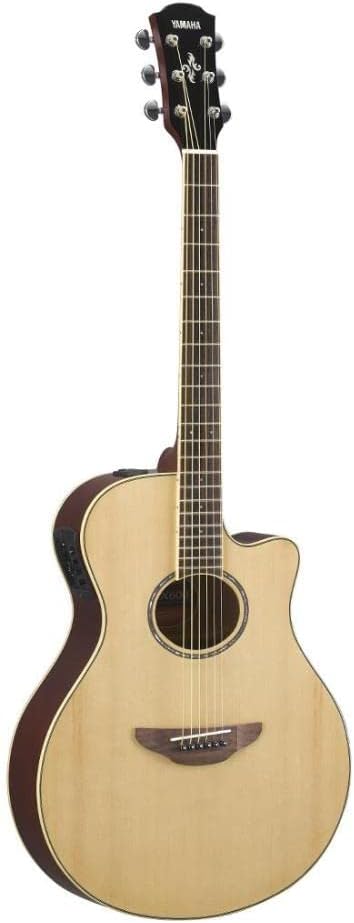 Yamaha APX600 NA Thin Body Acoustic-Electric Guitar, Natural