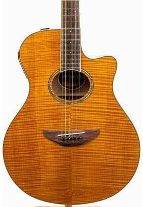 41anmOsNU8L._AC_ Yamaha APX600FM Flame Maple Amber Acoustic-Electric Guitar - Image 4