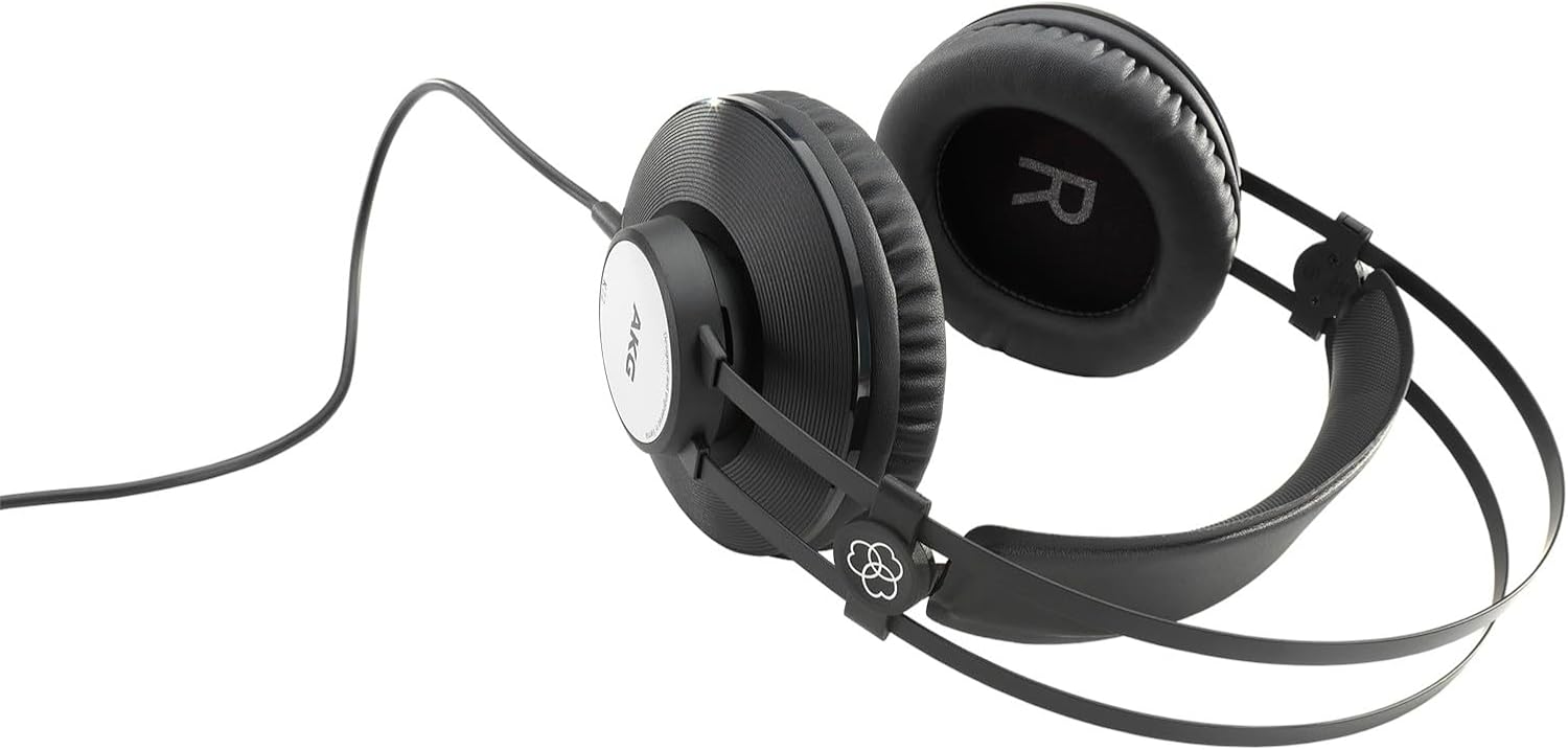 51Dl-NbTDFL._AC_SL1500_ AKG Pro Audio K72 Over-Ear, Closed-Back, High-Sensitivity, High Output 40mm drivers, Studio Professional Headphone. Also Great for Portable Devices. Black. - Image 7