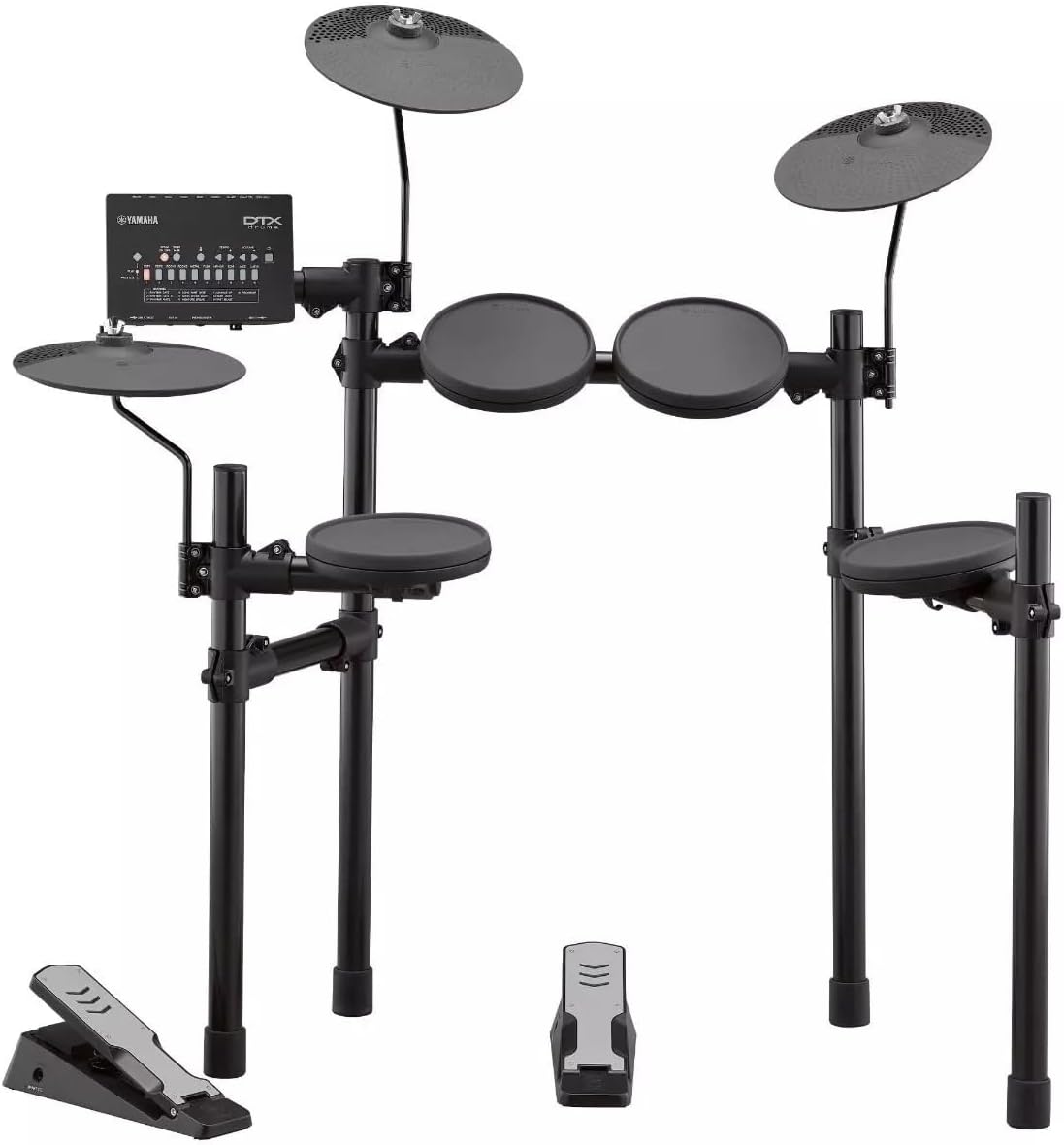 Yamaha Electronic Drum Set with 400+ Premium Customizable Sounds, USB Audio/MIDI, Quiet Pads, Silent Kick Pedal and Smart Apps Included (DTX402K) Yamaha Electronic Drum Set with 400+ Premium Customizable Sounds, USB Audio/MIDI, Quiet Pads, Silent Kick Pedal and Smart Apps Included (DTX402K)