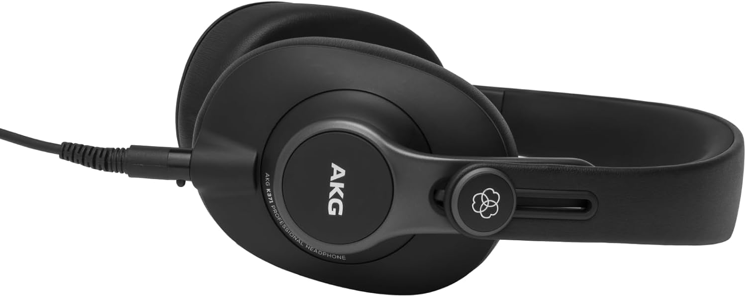 51K4yy3f0HL._AC_SL1500_ AKG Pro Audio K371 Wired Over-Ear, Closed-Back, Foldable Professional Recording Studio Headphones, Studio Monitor Mixing, Podcast, DJ Stereo Headsets, Black - Image 9