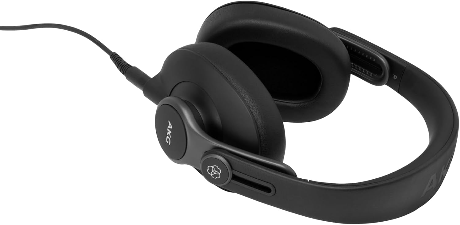 51LsaWDvqQL._AC_SL1500_ AKG Pro Audio K371 Wired Over-Ear, Closed-Back, Foldable Professional Recording Studio Headphones, Studio Monitor Mixing, Podcast, DJ Stereo Headsets, Black - Image 5