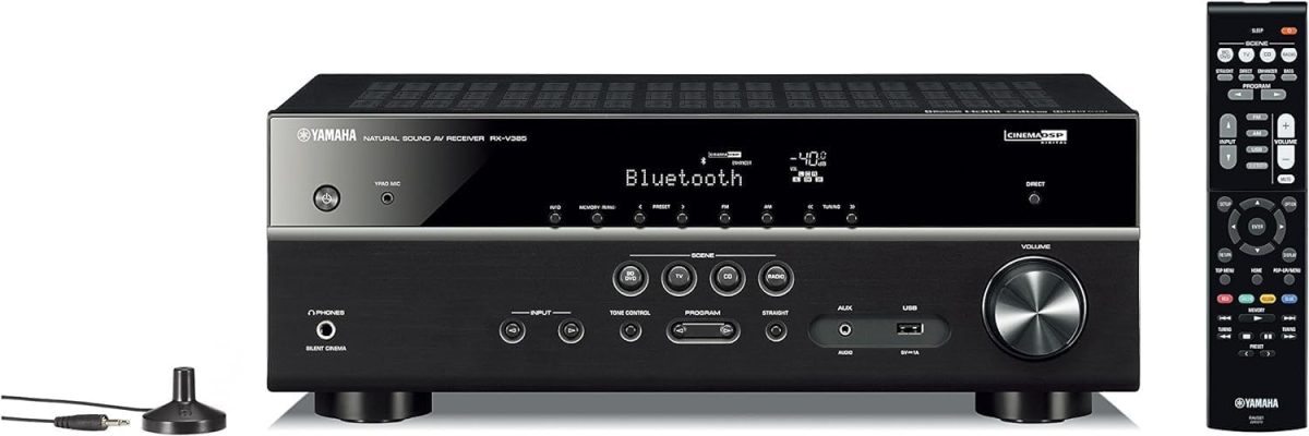 YAMAHA RX-V385 5.1-Channel 4K Ultra HD AV Receiver with Bluetooth - Image 5
