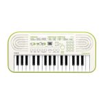 Casiotone Mini Keyboard SA-50 with Piano tones, White