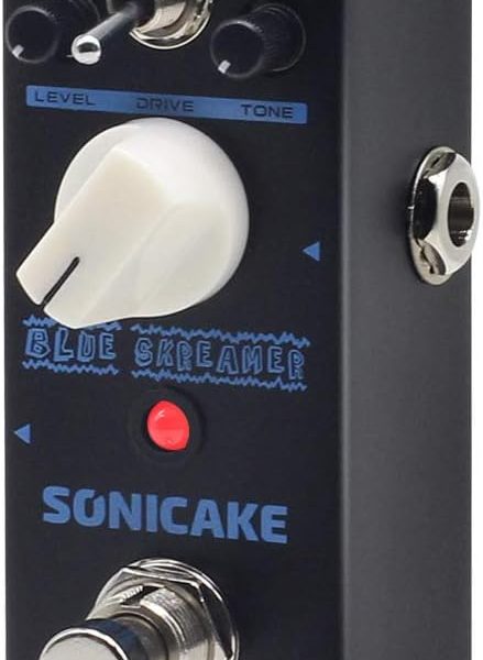 SONICAKE Overdrive Pedal Overdrive Guitar Pedal Guitar Effects Pedal Vintage Dumble Blues Analog Blue Skreamer True Bypass