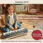 Casiotone Mini Keyboard SA-81 with Piano tones, Black - Image 7