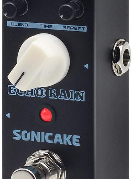 SONICAKE Analog-Style Delay Guitar Pedal - Hybrid Digital Echo Rain Delay Guitar Effects - True Bypass
