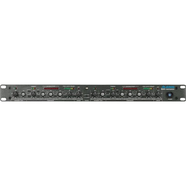 Alesis 3632 Compressor Compressor Dual Channel Compressor (Black)