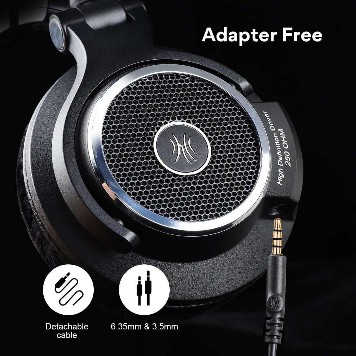 OneOdio® Monitor 60 Professional Monitor Wired Headphones | Hi-Res Audio - Image 3