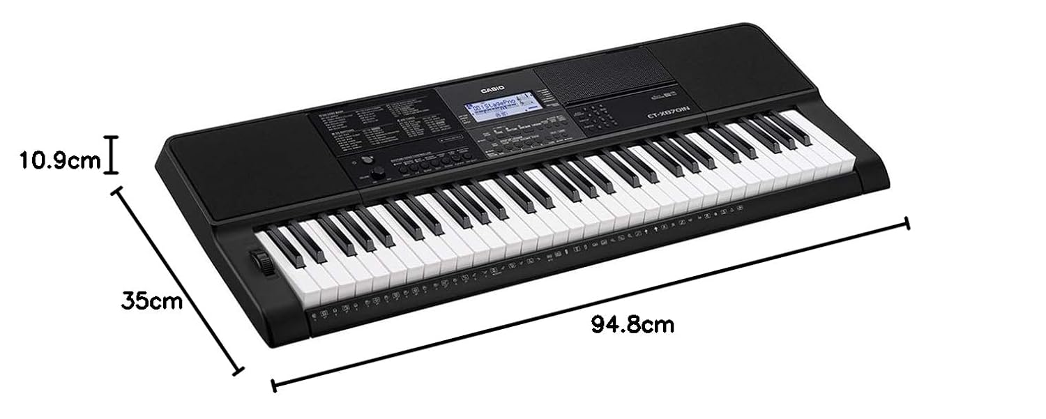 610q1poVb0L._SL1500_ Casio CT-X870IN 61-Key Portable Keyboard, Black - Image 2