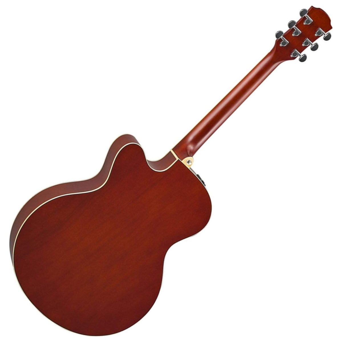 Yamaha CPX600 Medium Jumbo Root Beer Acoustic-Electric Guitar - Image 4