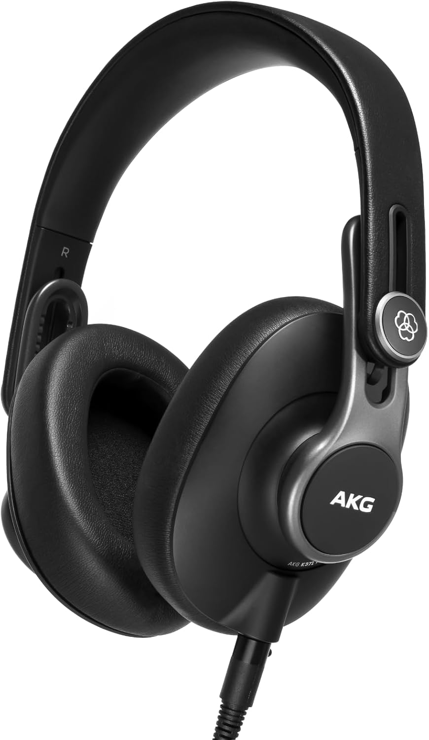 AKG Pro Audio K371 Wired Over-Ear, Closed-Back, Foldable Professional Recording Studio Headphones, Studio Monitor Mixing, Podcast, DJ Stereo Headsets, Black AKG Pro Audio K371 Wired Over-Ear, Closed-Back, Foldable Professional Recording Studio Headphones, Studio Monitor Mixing, Podcast, DJ Stereo Headsets, Black