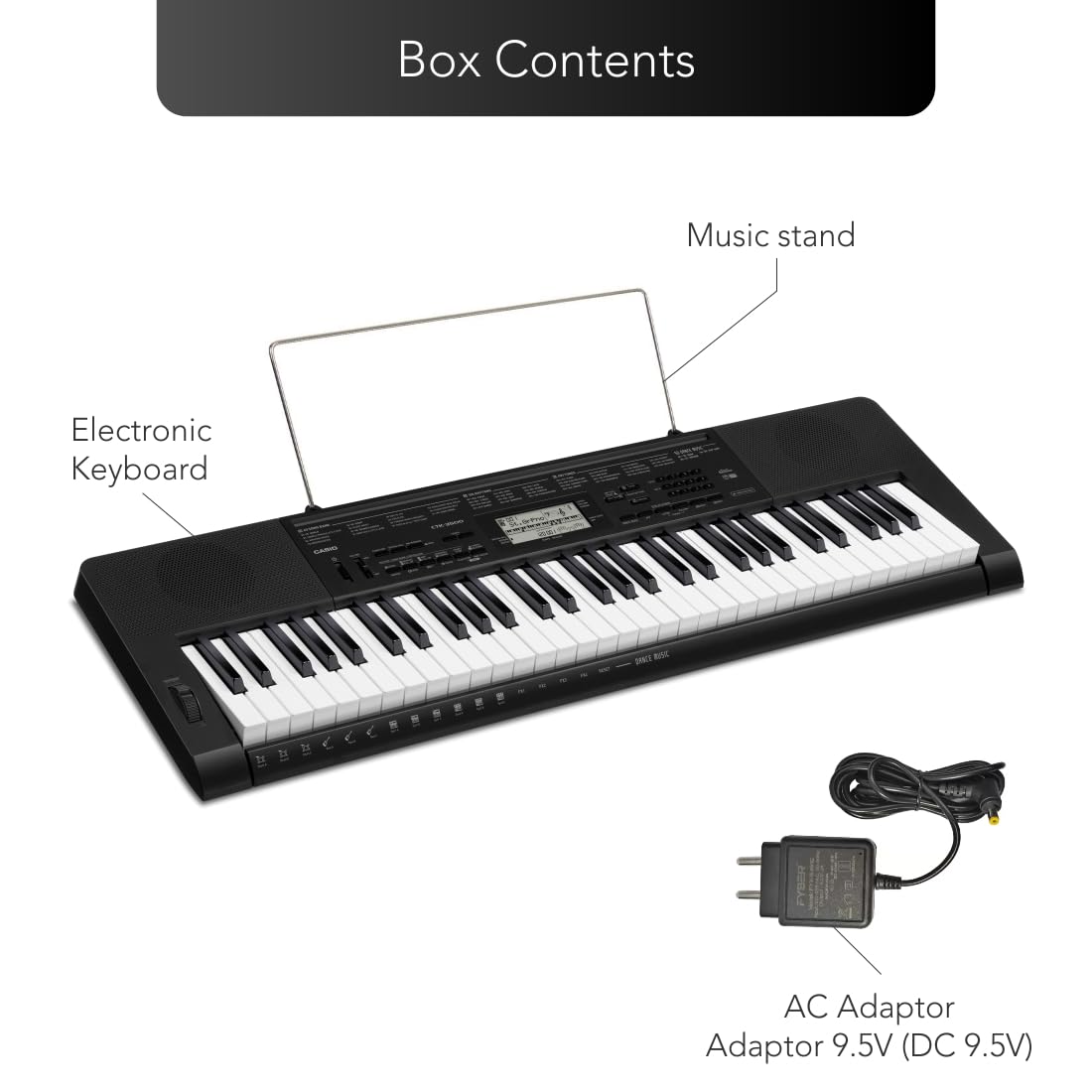 618MOzZUctL._SL1100_ (1) Casio CTK-3500 61-Key Portable Keyboard, Black - Image 2