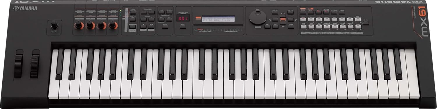 61A1zRB9iYL._AC_SL1500_ Yamaha MX61BK Music Production Synthesizer, 61-Key, Black - Image 4
