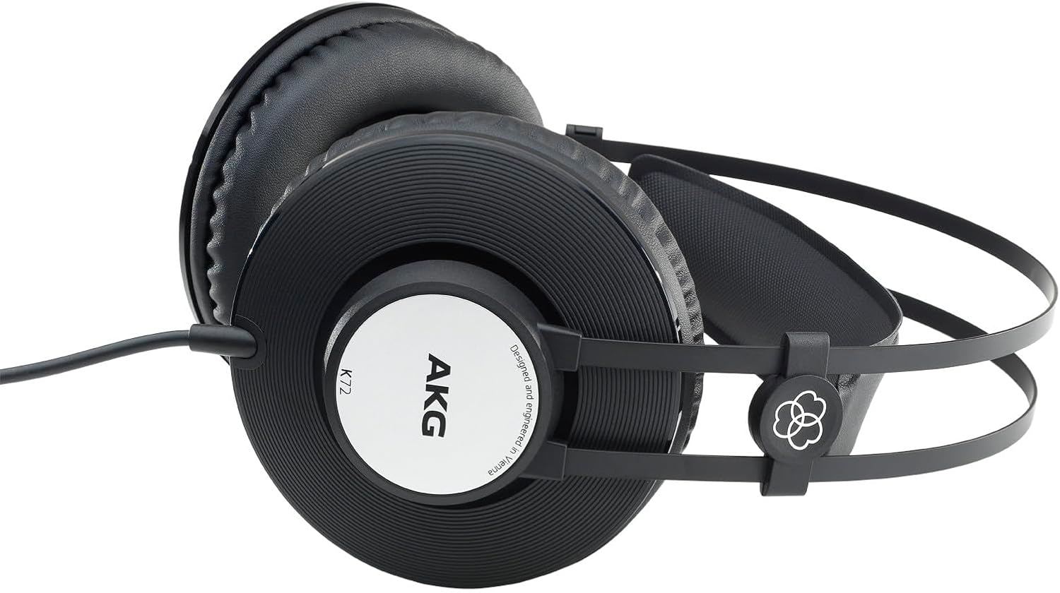 61K0hkx0EkL._AC_SL1500_ AKG Pro Audio K72 Over-Ear, Closed-Back, High-Sensitivity, High Output 40mm drivers, Studio Professional Headphone. Also Great for Portable Devices. Black. - Image 6
