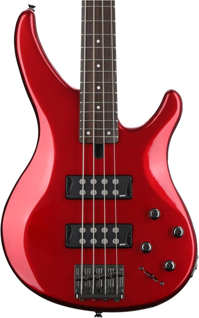 Yamaha TRBX304 CAR 4-String Electric Bass Guitar,Candy Apple Red